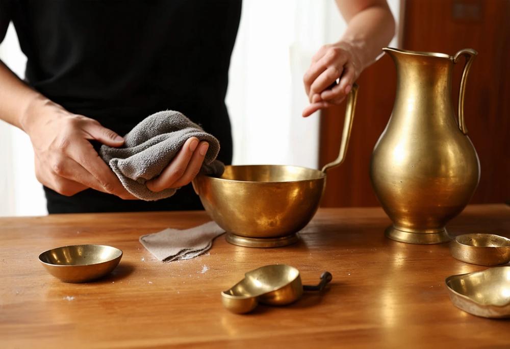 brass cleaning